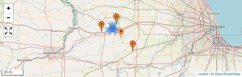 Related schools map
