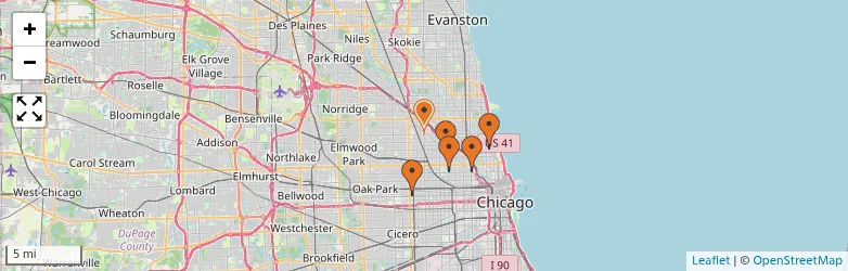 Related schools map