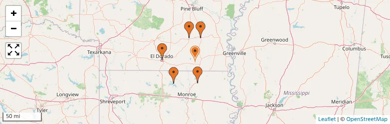 Related schools map