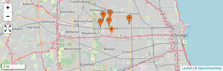 Related schools map
