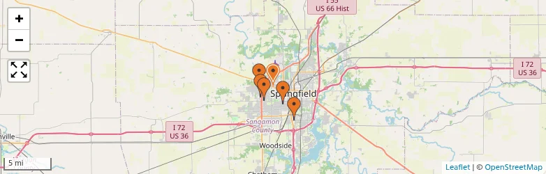 Related schools map