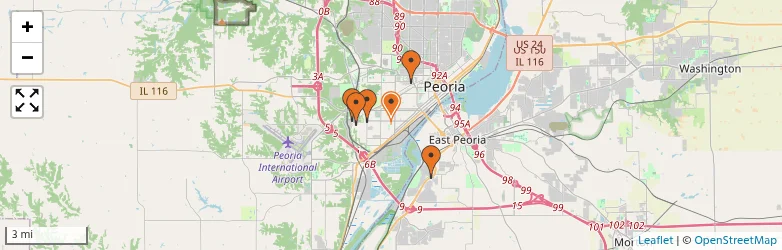 Related schools map