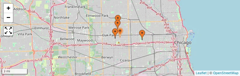 Related schools map