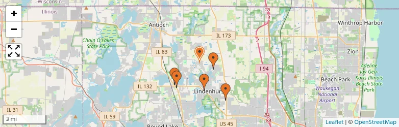 Related schools map