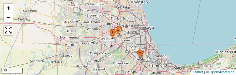 Related schools map