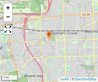 Map of Downers Grove Adventist School