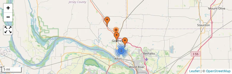 Related schools map