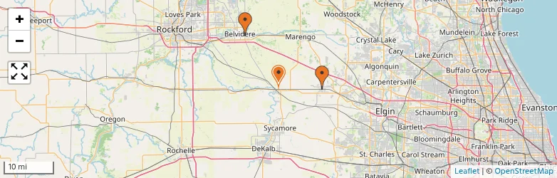 Related schools map