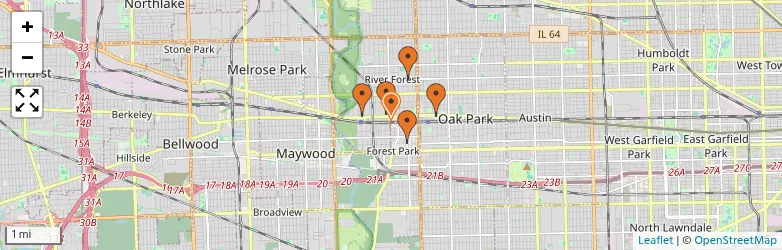 Related schools map