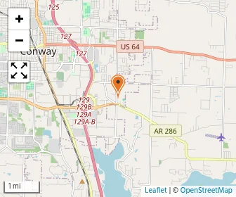 Map of Conway Christian School