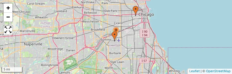 Related schools map