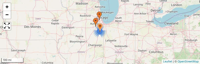 Related schools map