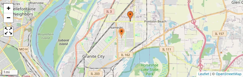 Related schools map