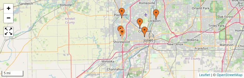 Related schools map