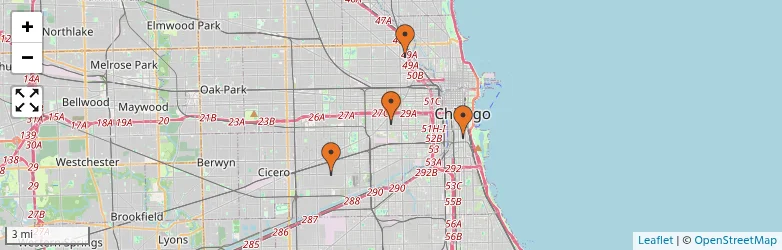 Related schools map
