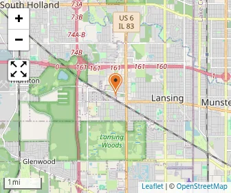 Map of Illiana Christian High School