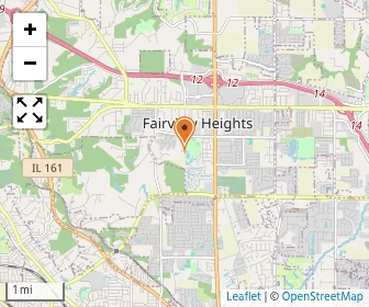 Map of Illinois Center For Autism