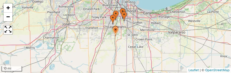 Related schools map