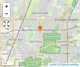 Map of Illinois Montessori Children's House