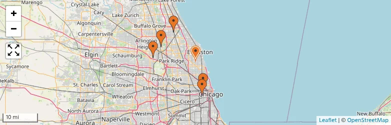 Related schools map