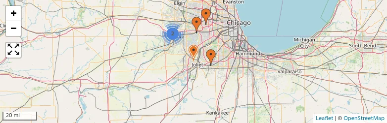 Related schools map