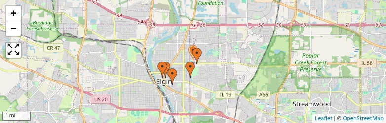 Related schools map