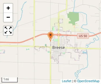 Map of Mater Dei High School