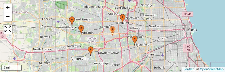 Related schools map