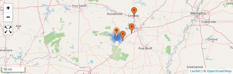 Related schools map
