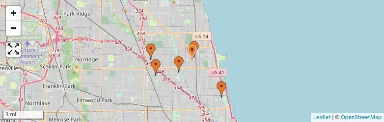 Related schools map