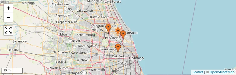 Related schools map