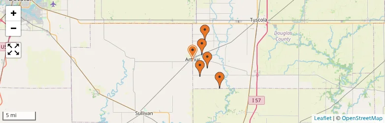 Related schools map