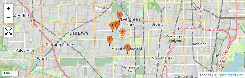 Related schools map