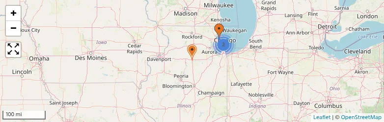 Related schools map