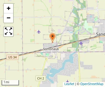 Map of Somonauk Christian School