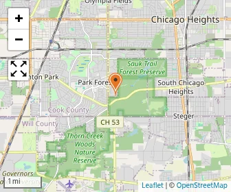 Map of South Suburban Sda Christian School