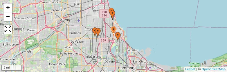 Related schools map