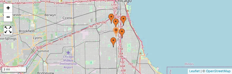 Related schools map