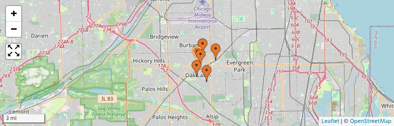 Related schools map
