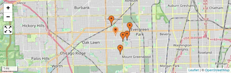 Related schools map