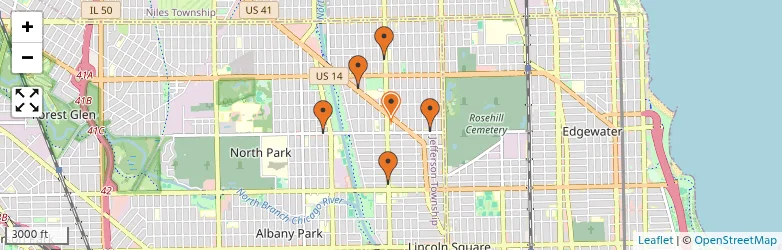 Related schools map