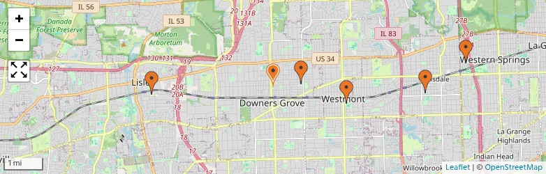 Related schools map