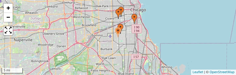 Related schools map