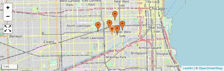 Related schools map