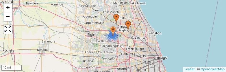 Related schools map