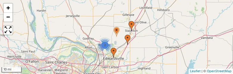 Related schools map