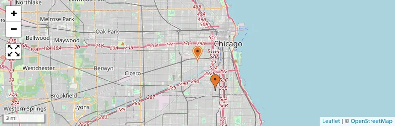 Related schools map