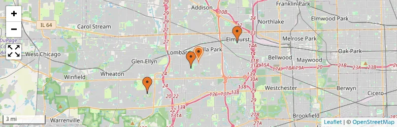 Related schools map