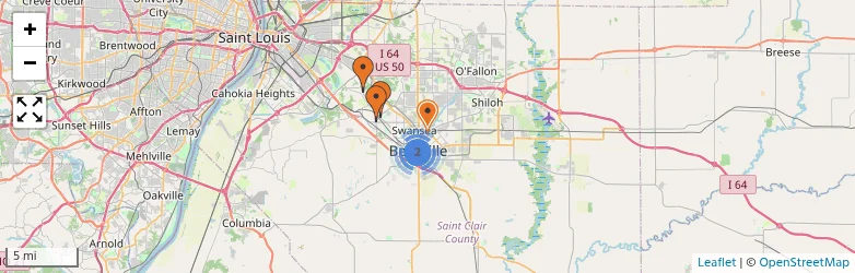 Related schools map