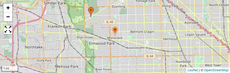 Related schools map